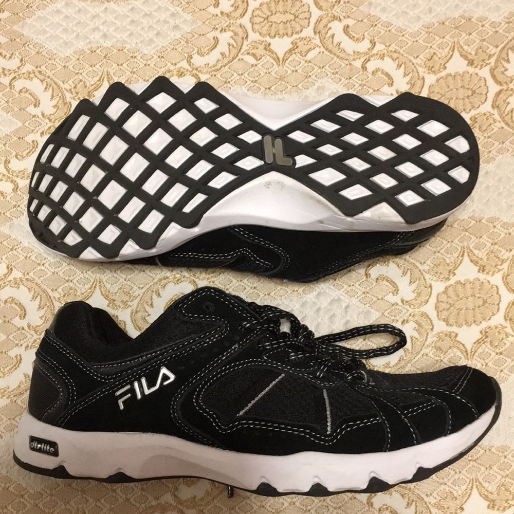 Women’s FILA Black 5SC60044-010 size 8 M dsl lite Sneaker - Picture 4 of 12